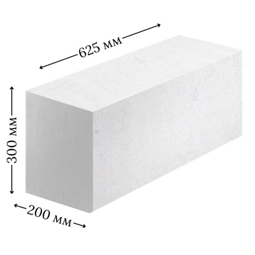 Купить Газоблок Цемрос 625×300×200 (50 шт/поддон) в Каменске-Шахтинском